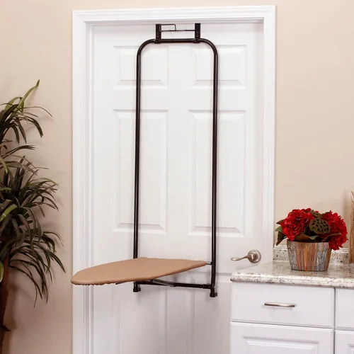 Vista 4 de Household Essentials Tabla de planchar sobre la puerta Steeltop Bronce