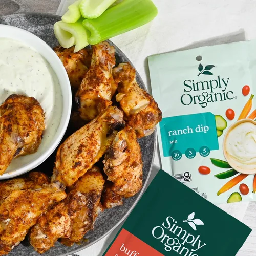 Vista 5 de Mezcla para Dip Simply Organic, Ranch, 1.5 oz