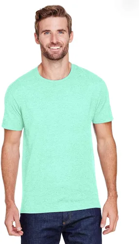 Vista 9 de Jerzees - Camiseta de cuello redondo hilado en anillo de mezcla prémium - 560MR Azul scuba