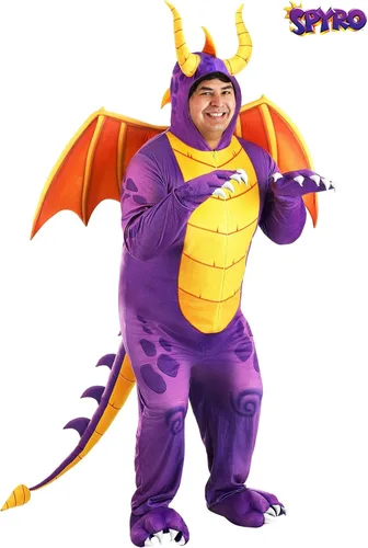 Vista 2 de Disfraz de Spyro el Dragón para adultos de talla grande