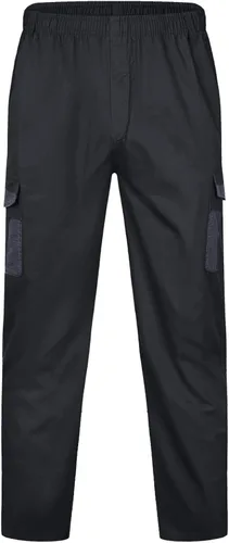 Vista 2 de EELHOE Baggy Cargo Pants for Men Ripstop Relaxed Fit Lightweight Trousers Tactical Work Outdoor Bottom Pant Multi Pockets