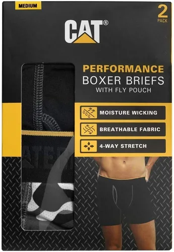 Vista 3 de CAT Men's 2-Pack Sport Mesh Boxer Brief