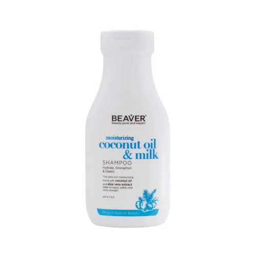 Vista 2 de BEAVER Champú Hidratante Aceite de Coco y Leche 24.7 fl oz