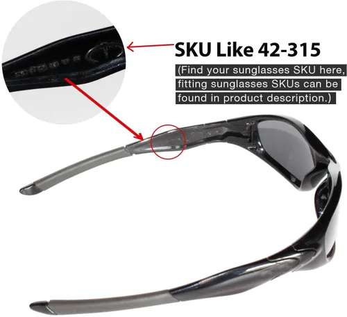 Vista 4 de Walleva - Lentes de repuesto para gafas de sol Oakley Minute 2.0, 6 opciones disponibles