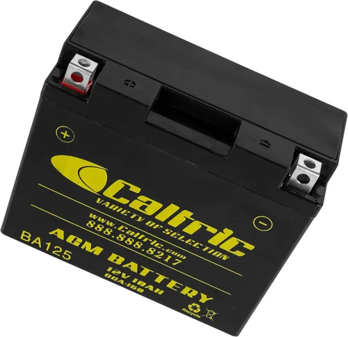 Vista 7 de Caltric Batería AGM compatible con Piaggio Vespa 946 Scooter 2013 2014 2015 2016 / 12V 10Ah CCA160 / YT12B-BS