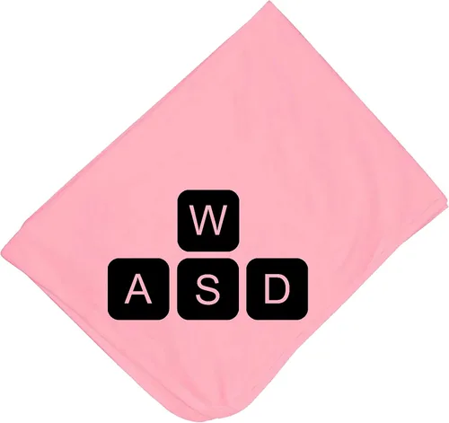 Vista 12 de Learning To Walk WASD - Gaming Baby Onesie - Hat - Blanket - Bib Package Combinations