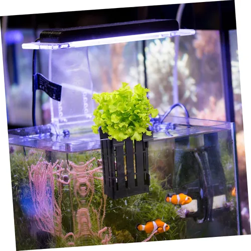 Vista 9 de Ipetboom Soporte colgante para plantas de acuario, 4 piezas, maceta acuática con gancho, plantas acuáticas para acuario, plantas de agua para As