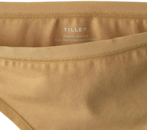 Vista 4 de Tilley Tanga estándar de algodón orgánico para mujer, paquete de 2