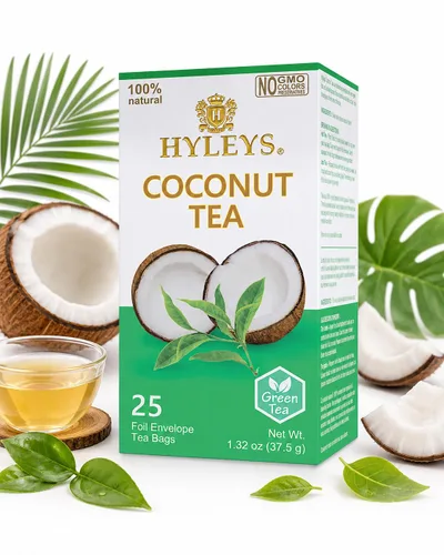 Vista 11 de Hyleys Remolacha y té verde con sabor natural a granada - Té de energía de hierbas - Apoya la concentración - 25 bolsas de té Beet Root & Green