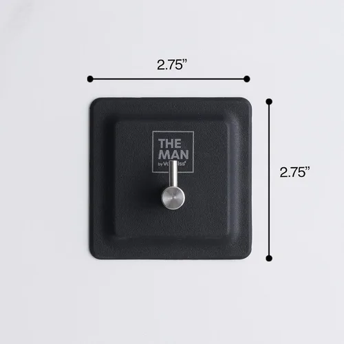 Vista 7 de The Man Gancho de silicona – Gancho de almacenamiento para baño y ducha – Artículos de aseo de ducha, accesorio organizador de baño – Acero