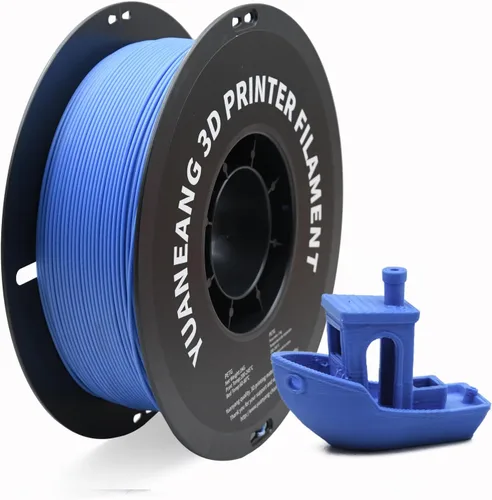 Vista 11 de Filamento PETG para impresora 3D, precisión dimensional +/- 0.001 in, carrete de 2.2 libras, 0.069 in, plateado 2.2 lbs plata