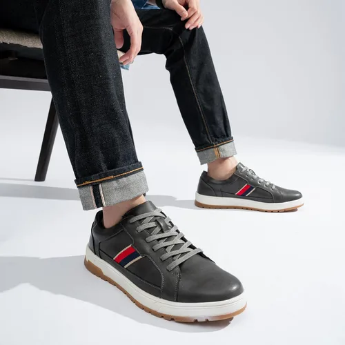 Vista 3 de Jousen Zapatos casuales para hombre, zapatillas de vestir retro para negocios, Oxford