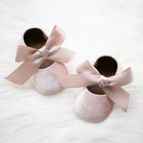 Vista 5 de KIDSUN Zapatos Mary Jane para bebés y niñas, suela de goma antideslizante, zapatillas de ballet para vestido de princesa, zapatos de boda, zapatos