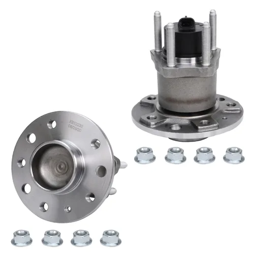 Vista 39 de Detroit Axle - 2 rodamientos de rueda delanteros para Ford Contour Mercury Cougar Mystique Volvo S40 V40, trasero para Escape Mariner Mazda Tribute