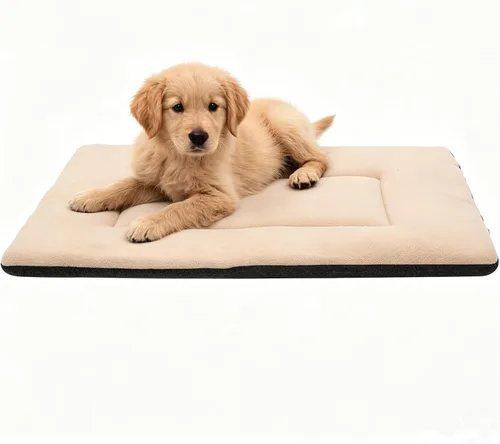 Vista 10 de Tapete de cama para perro de 24 x 18 pulgadas, cama para perros pequeños Gris-oscuro