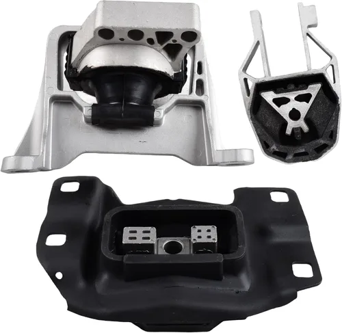 Vista 12 de Juego de 3 piezas de montaje de motor y montaje de transmisión compatible con Ford Focus 2005-2007 2.0L, Focus 2003-2007 2.3L, Transit Connect