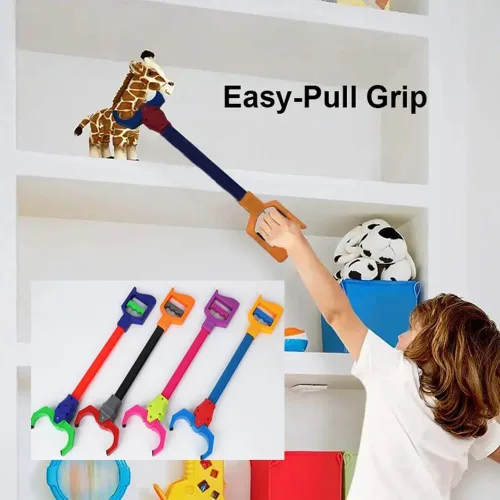 Vista 3 de Wokyo Grabber - Juguete robótico de mano larga para niños, juguete de inteligencia para niños, juguetes para recoger juguetes de 19 pulgadas (azul)..