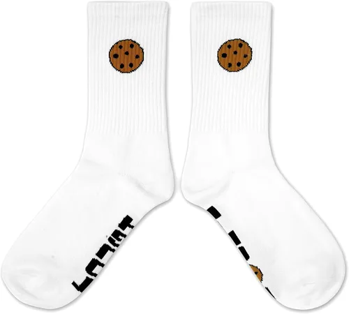 Vista 4 de Calcetines de galletas, calcetines inspiradores, uso diario de quimioterapia, regalo de quimioterapia, calcetines novedosos, calcetines divertidos