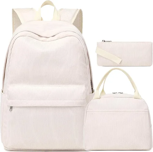 Vista 9 de Jumpopack Mochila escolar para adolescentes y niñas, mochila con lonchera, mochilas para niños para escuela primaria, bolsa de libros (azul mármol)