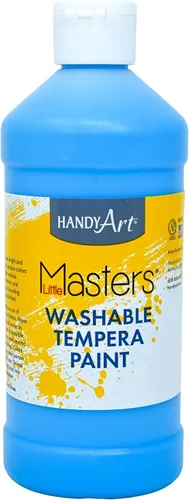 Vista 58 de Handy Art Little Masters - Pintura lavable, 16 onzas, color negro Bright & Mixable, High Opacity, Washable Colors for Classroom, Students, Kids