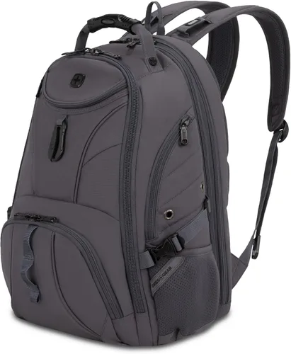 Vista 18 de SwissGear, Travel Gear 1900, Scansmart TSA, mochila para computadora portátil., talla única , Negro