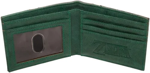 Vista 4 de Cartera BiFold para videojuegos Nintendo Zelda, Beige verde