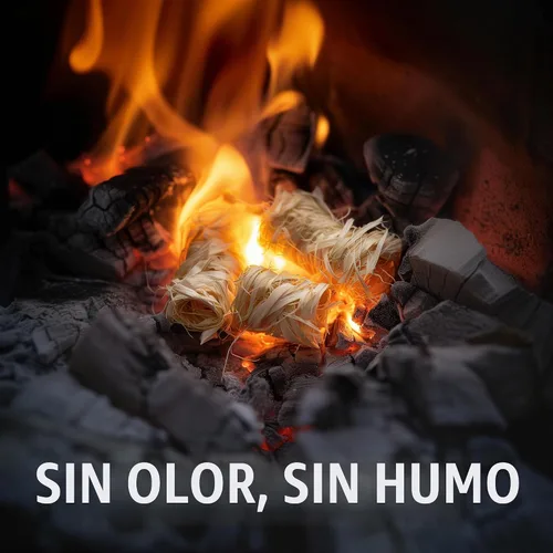 Vista 4 de Arrancadores de fuego, 50 unidades de arrancadores de fuego naturales para parrilla y carbón, iniciadores de fuego para chimenea, hoguera y fogatas