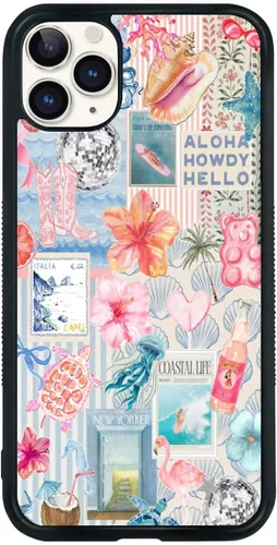 Vista 426 de Funda de teléfono Qizijio estilo azteca a prueba de golpes y protectora para iPhone 7/8/SE