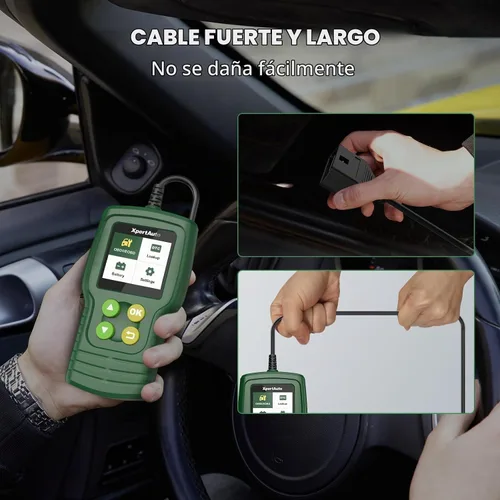 Vista 5 de Escáner OBD2 C302 Lector de Códigos para Verificación del Motor del Automóvil, Herramienta de Diagnóstico Automotriz CAN, Lee y Borra Códigos