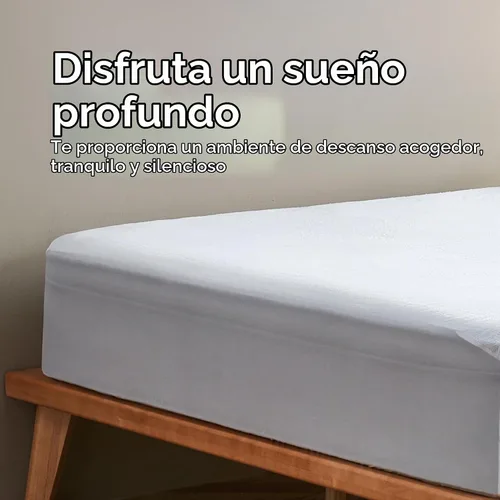 Vista 4 de Epitex Protector de colchón impermeable tamaño individual, ultra suave y transpirable, con bolsillo profundo para colchón de 8 a 12 pulgadas