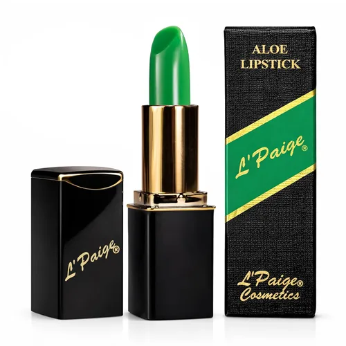 Vista 30 de L'Paige L02 - GRAPE ICE Designer Lipstick Base de aloe vera, de larga duración, hidratante Morado claro con acabado helado iridiscente