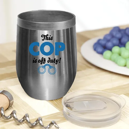 Vista 2 de This Cop Is Off Duty. Coffee & Tea Gift Mug For Policemen And Women, Patrol Man, Sheriffs, Detectives, Investigators, Cops Or Arresting Officers