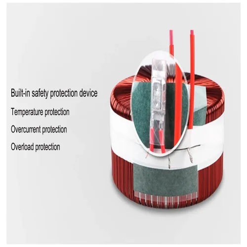 Vista 3 de ATO Transformador toroidal de 1000 VA, monofásico, 110 V a 2 x 6 V, transformadores toroidales de potencia, reconocido por UL, para control