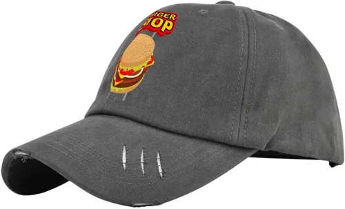 Vista 2 de Women Baseball Cap Hamburger Golf Cap for Mens Fashion Caps Adjustable Burgerr Squad Sun Cap