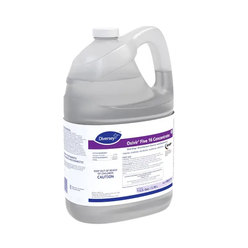 Vista 2 de Oxivir Diversey 4963314 Five 16 Limpiador líquido desinfectante de fuerza hospitalaria de un solo paso, peróxido de hidrógeno acelerado