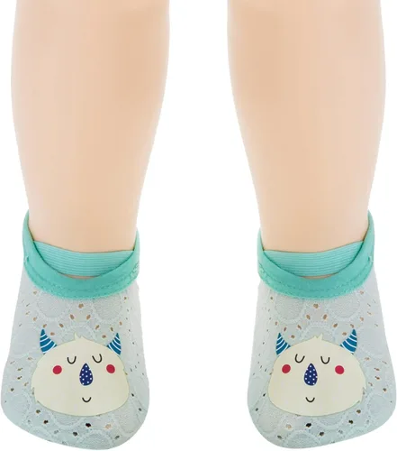 Vista 3 de Zapatos de animales descalzos para bebés y niñas, antideslizantes, para niños pequeños, recién nacidos, con patrón de dibujos animados de malla