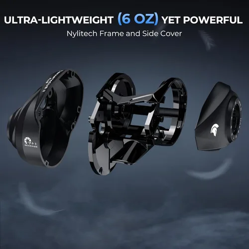 Vista 6 de KastKing Spartacus II Plus Baitcasting Fishing Reels with 8.0:1 Gear Ratio