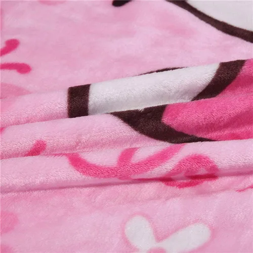 Vista 3 de Manta con estampado de gatitos de dibujos animados, cubierta suave, manta de franela acogedora manta de forro polar de felpa para niños, niñas