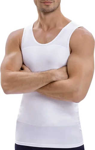 Vista 7 de Lgtfy Mens Gynecomastia Compression Shirts, Slimming Body Shaper Tank Top, Tummy Control Undershirts - Change in Seconds