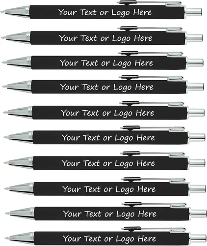 Vista 10 de SyPen Personalizado con tu logotipo personalizado o bolígrafos de texto, paquete de 100 bolígrafos para marketing, fiestas y eventos, bolígrafos
