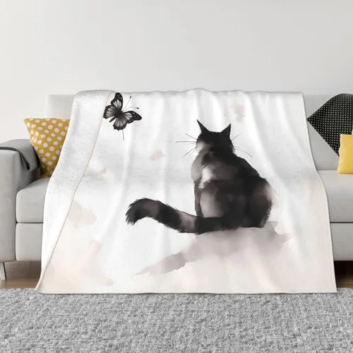Vista 17 de Manta de franela estampada decorativa, manta negra africana para mujeres y niñas, manta suave para cama, sofá, decoración de silla, regalos