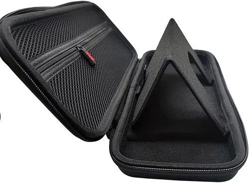 Vista 4 de Voikoli - Carcasa rígida de Eva compatible con ASUS ROG Ally Gaming de mano, a prueba de golpes, elegante y duradera (negro)