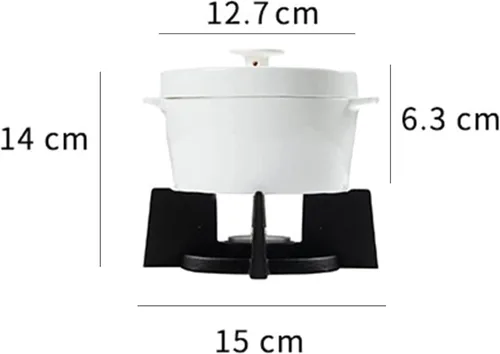 Vista 5 de Juego de fondue de cerámica, fondue de chocolate, fondue de queso o fondue de mantequilla, olla de fusión de porcelana ligera de té premium