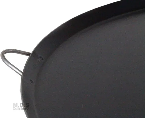 Vista 3 de Comal 21.5" 100% Heavy Duty Gauge Acero al Carbono para Tortillas Quesadillas