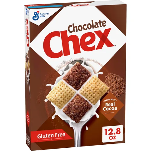 Vista 14 de Cereal de Arándanos Chex, Cereal para el desayuno sin gluten, hecho con grano integral, 12 onzas