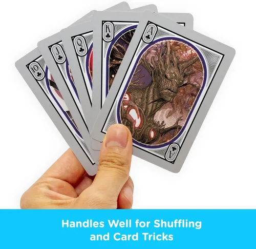 Vista 4 de AQUARIUS Guardians of the Galaxy Rocket & Groot Nouveau - Baraja de cartas con temática de cómic para tus juegos de cartas favoritos - Productos