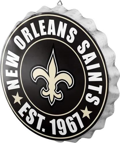 Vista 17 de NFL Team Logo Metal Hanging Wall Bottle Cap Sign
