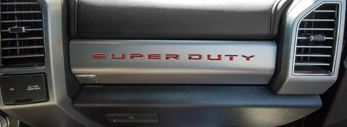Vista 11 de TufSkinz - Letras adhesivas para la caja de guantes Super Duty - Compatibles con Super Duty 2017-2022