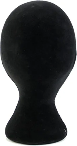 Vista 3 de Cabeza de maniquí de espuma para exhibición, soporte para peluca 21.1 in Profesional Ligero Durable Cabeza Femenina Modelo Para Salón Tienda DIY