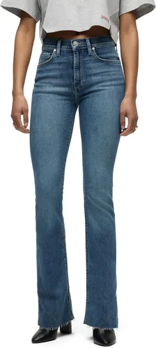 Vista 21 de HUDSON Jeans Barbara de cintura alta corte en negro recubierto Aparición
